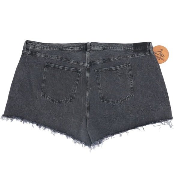ABERCROMBIE & FITCH CURVE LOVE THE CUTOFF‎ HIGH RISE SHORTS - Picture 2 of 5